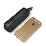 Leather Keychain Organizer Pouch Car Key Bag Housekeeper Key Case