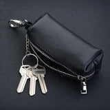 Leather Keychain Men Women Key Holder Organizer Pouch Car Key Bag