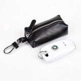 Leather Keychain Men Women Key Holder Organizer Pouch Car Long Key Bag