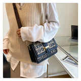 Guffini Small Square Bag One Shoulder Messenger Handbag