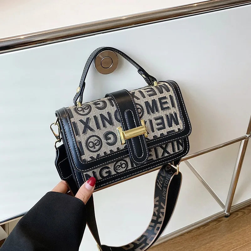 Guffini Small Square Bag One Shoulder Messenger Handbag