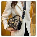 Guffini Small Square Bag One Shoulder Messenger Handbag