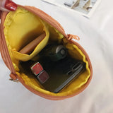 Funny Small Bread Pattern Shoulder Bag Crossbody Chain Messenger Bag
