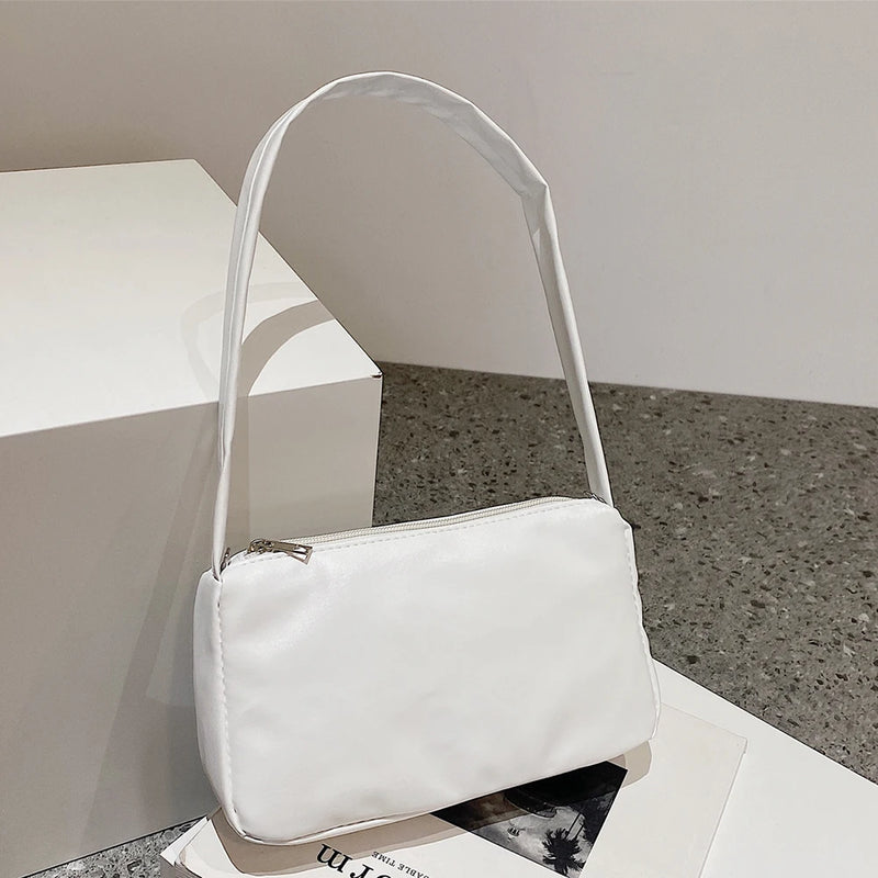 Women Handbag Shoulder Top Handle Bag PU Leather Casual Small Totes Female