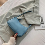 Retro PU Leather Shoulder Tote Underarm Bag