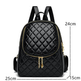 Leather Backpack Women Shoulder Bags Travel Back pack School Bags for Girls