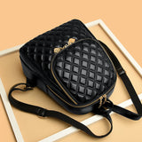 Leather Backpack Women Shoulder Bags Travel Back pack School Bags for Girls