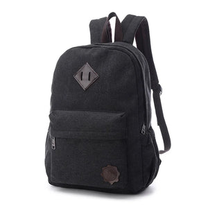 Vintage Men Canvas Backpack School Bag Casual Travel Rucksack Shoulder Laptop