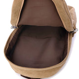 Vintage Men Canvas Backpack School Bag Casual Travel Rucksack Shoulder Laptop