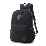 Vintage Men Canvas Backpack School Bag Casual Travel Rucksack Shoulder Laptop