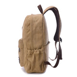 Vintage Men Canvas Backpack School Bag Casual Travel Rucksack Shoulder Laptop