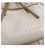 High-capacity Tote Bag Commuter Bag Female Joker Texture Bag