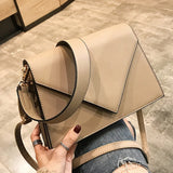 Women's PU Leather Shoulder Messenger Bag Casual Square S1982