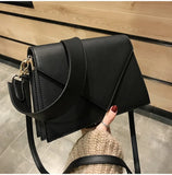 Women's PU Leather Shoulder Messenger Bag Casual Square S1982