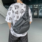 Unisex Hip Hop Chest Bag Nylon Shoulder Fanny Pack