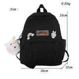 Small Multi-Pocket Travel Backpack for Teenage