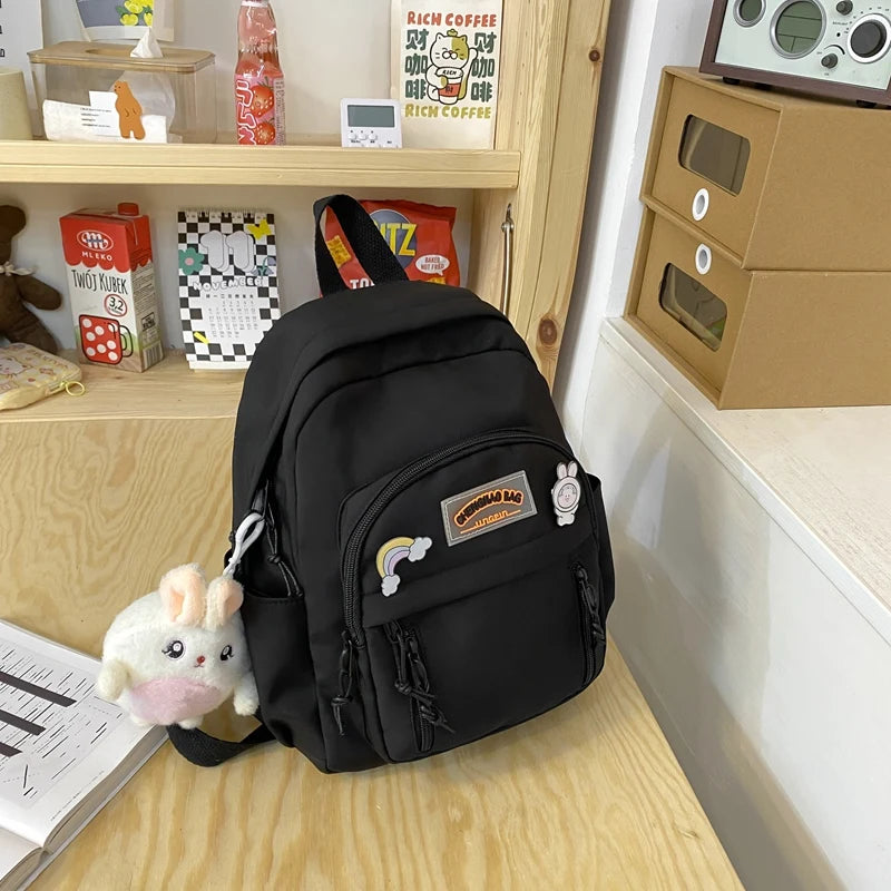 Small Multi-Pocket Travel Backpack for Teenage