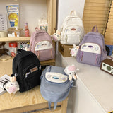 Small Multi-Pocket Travel Backpack for Teenage