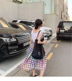 Transparent Mesh Shoulder Bag All-match Shopping Bag Beach Bag