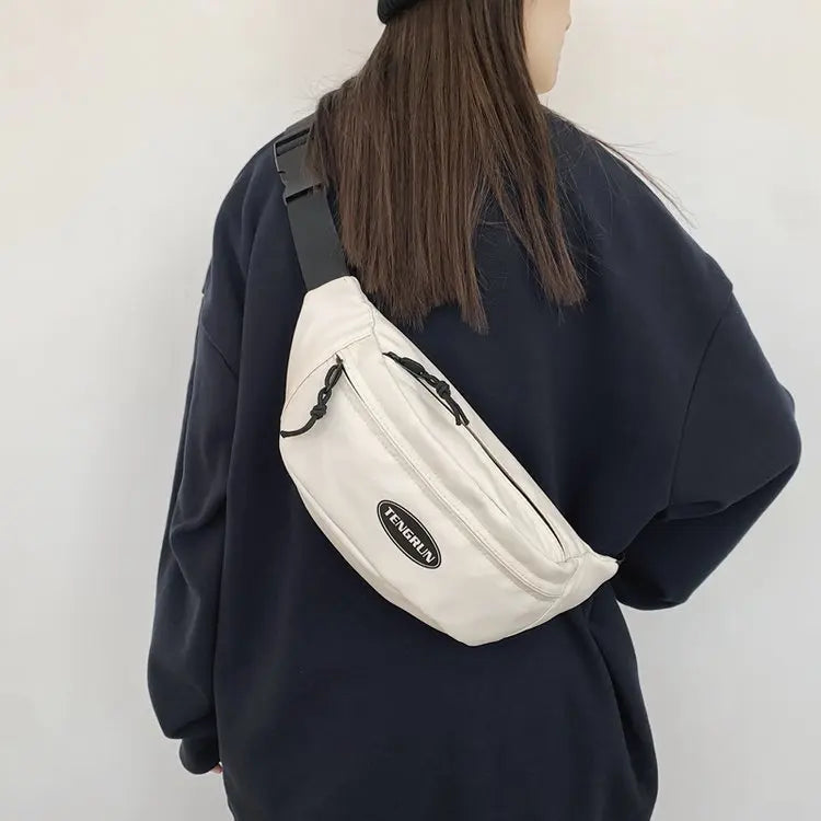Japanese Ins Style Retro Casual Messenger Bag Chest Bag