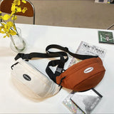 Japanese Ins Style Retro Casual Messenger Bag Chest Bag