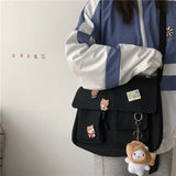 Korea Retro Hollow Knitted Bags Women Shoulder Bags Woven Bags