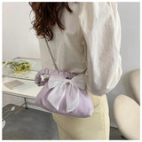 Bowknot Handheld Crossbody Small Bag Girl