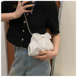 Bowknot Handheld Crossbody Small Bag Girl