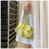 Bowknot Handheld Crossbody Small Bag Girl