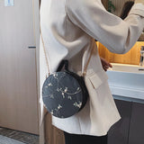 Sweet Flower Round Bag Shoulder Messenger Party