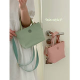 Nylon Canvas Mini Shoulder Bag Girl Messenger Crossbody Handbag