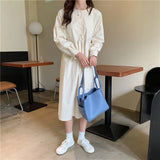 Women's Bucket Shoulder Bag Large Capacity PU Leather Handbag