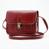 Small Square Women Bag Retro Shoulder Bag Messenger Bag