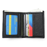 Cowhide Mini Student Wallet Ultra Thin Soft Men Small Wallet