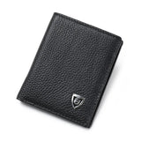 Cowhide Mini Student Wallet Ultra Thin Soft Men Small Wallet