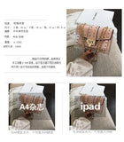 Rivet Shoulder Bag Women Chain Transparent Square Bag