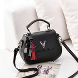 Small Square Shoulder Bag Pu Leather Handbag