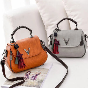 Small Square Shoulder Bag Pu Leather Handbag