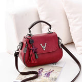 Small Square Shoulder Bag Pu Leather Handbag