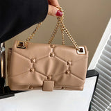 Crossbody Rhombus Bag High Quality Red Women's Shoulder Bag