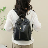 Women's Soft Leather Backpack Large Capacity School Bag Travel Backpack