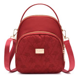 Ladies Shell Crossbody Bag Casual Nylon Handbag