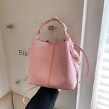 Lychee Pattern Shoulder Bag Red Silk Scarf Handbag