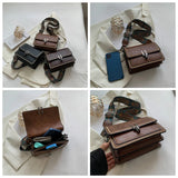 Casual Ladies Messenger Bag Shoulder Bags Contrast Ladies Bags