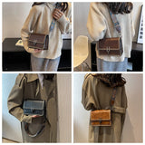 Casual Ladies Messenger Bag Shoulder Bags Contrast Ladies Bags