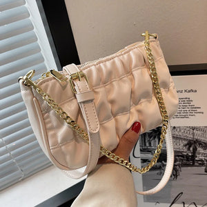 Women's Rhombus Chain Shoulder Bag Handbag Messenger Small Square Bag