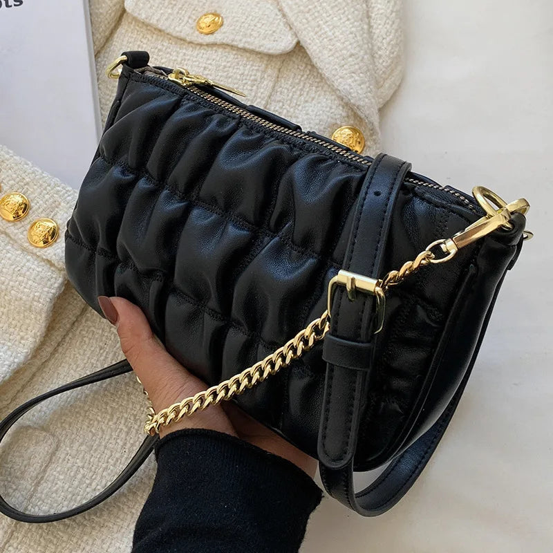 Women's Rhombus Chain Shoulder Bag Handbag Messenger Small Square Bag