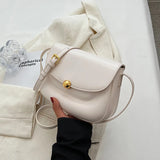 Net Red Retro Shoulder Bag Messenger Bag All-match Texture Small Square B