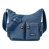 Women's Large Capacity Nylon Shoulder Bag Lightweight Casual Messenger Bag