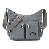 Women's Large Capacity Nylon Shoulder Bag Lightweight Casual Messenger Bag